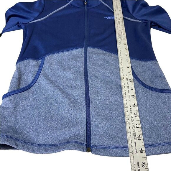 The North Face Jacket Women's Size Small Blue Colorblock Zip Front Pockets EUC - Picture 3 of 9